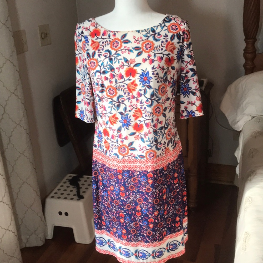 Eliza J Women’s Printed Shift Dress Size 8